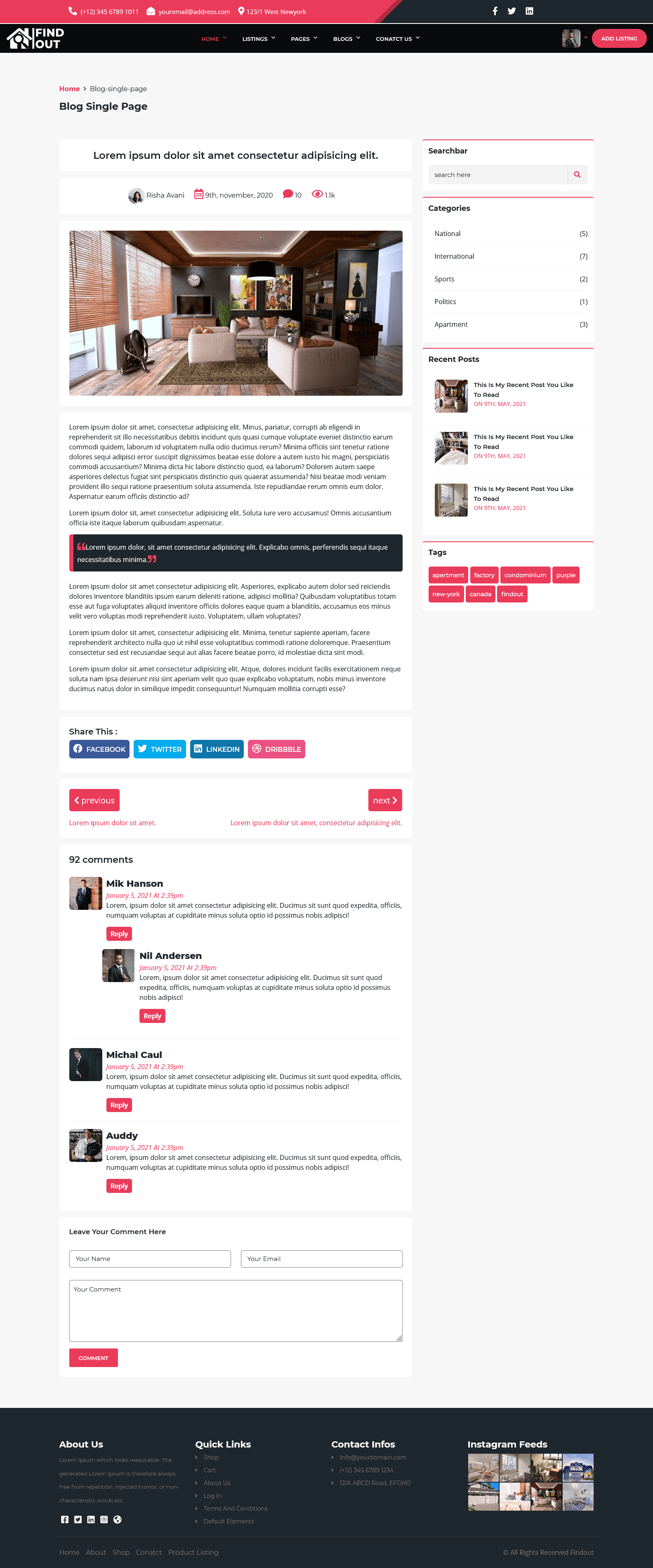 blog signle