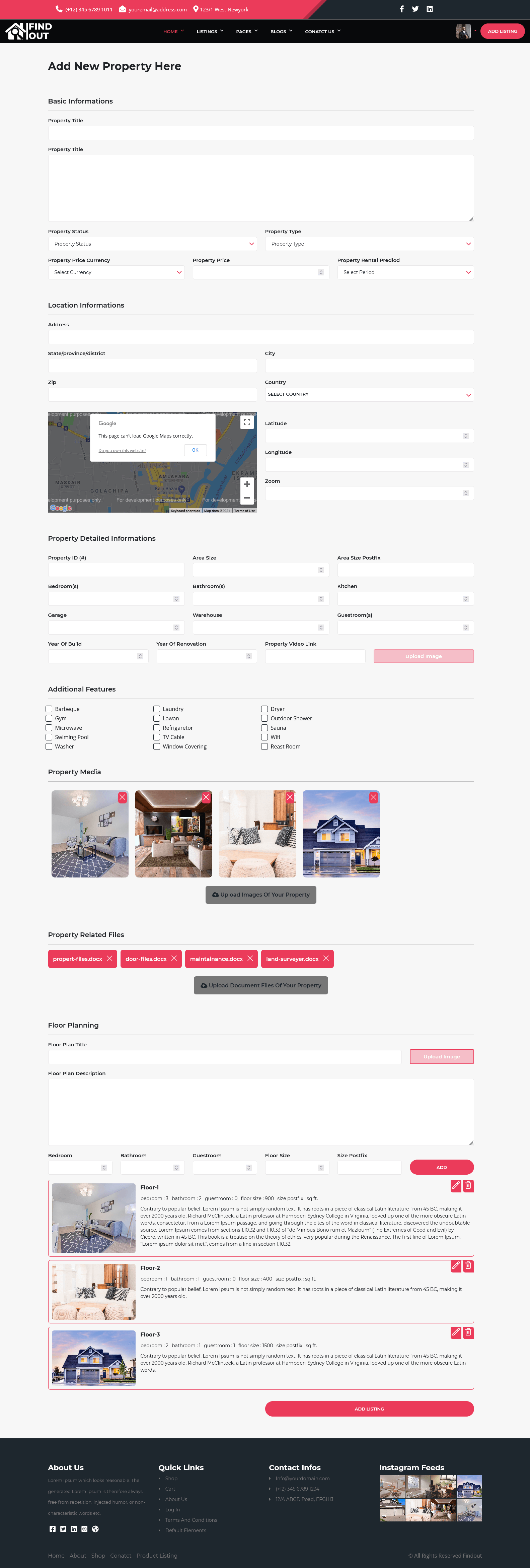 create listing